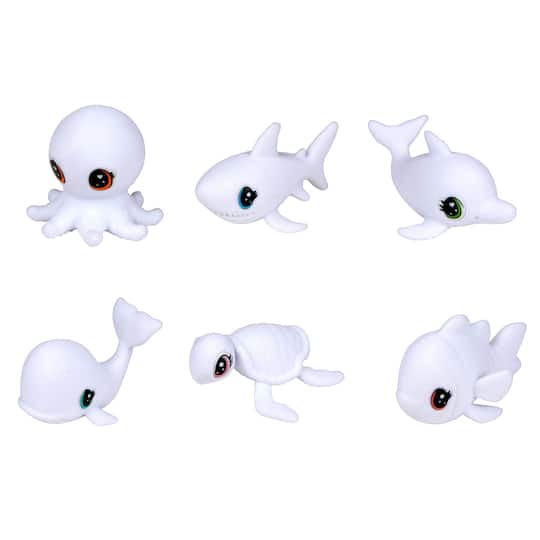 Assorted Scribble Scrubbie® Ocean Pets Washable Pet Figurine